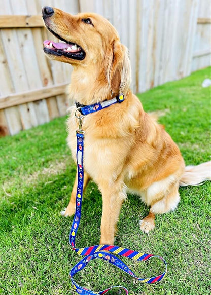 Lucky Love Dog - Adjustable Dog Collar with Easy Click Buckle for Medium, Durable, & Comfortable for Male & Female Dogs, Pet Collar for Puppies & Adult Dogs - Mackey, Medium