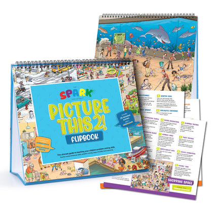 Picture Book and Emotion Cards, Social Stories, Emotions Learning Activities, Homeschool and Autism Activity, Educational Busy Book, Speech Therapy (Picture This Flipbook #2)