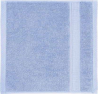 LANE LINEN Blue Wash Cloths