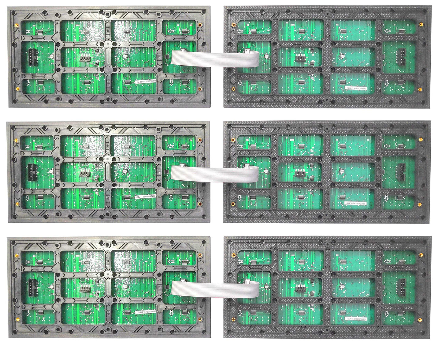 EEEEE P10 Red LED Panel Display Large Size 32cm X 16cm, 512 pcs of LED, Each Individual addressable, Controlled by Uno r3 with Arduino IDE.