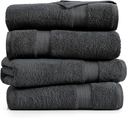 LANE LINEN Bath Towels 4 Pack