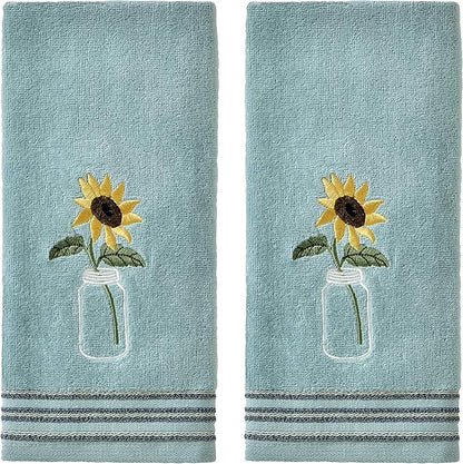 SKL Home by Saturday Knight Ltd. Sunflower in Jar Hand Towel