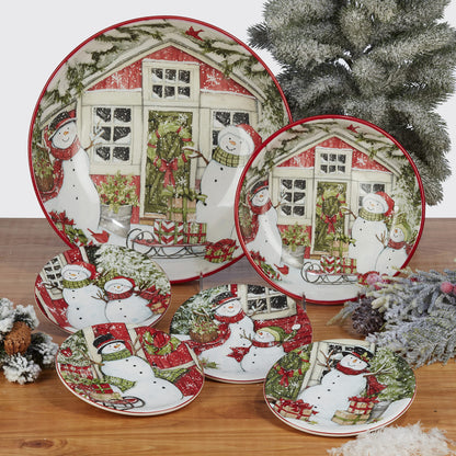 Certified International Holiday Magic Snowman 3-D Cookie Jar, 78 oz.