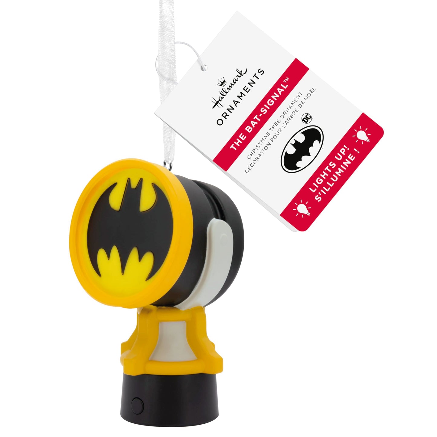 Hallmark DC Batman Bat-Signal Christmas Ornament with Light