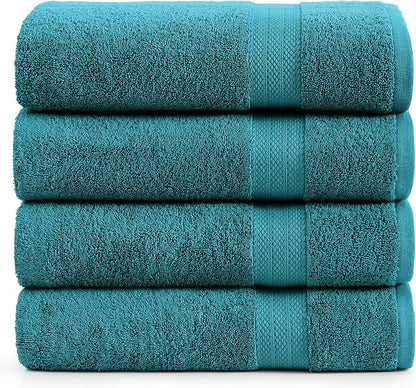 LANE LINEN Premium 4 Pack Bath Towels Set