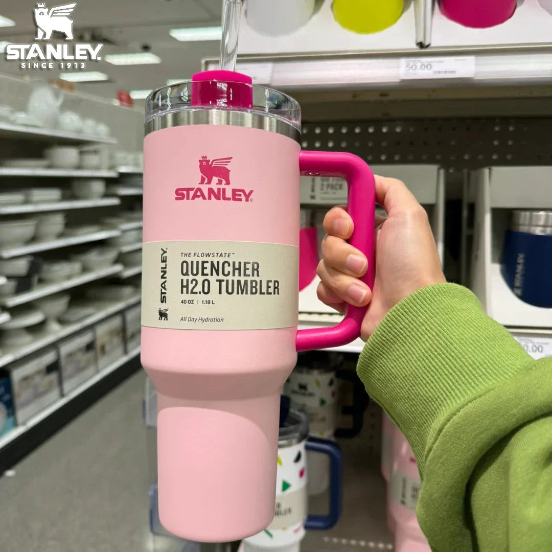 Peony powder Stanley Quencher H2.0 Tumbler – 40 oz Travel Cup