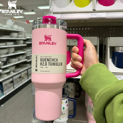 Black Stanley Quencher H2.0 Tumbler – 40 oz Travel Cup