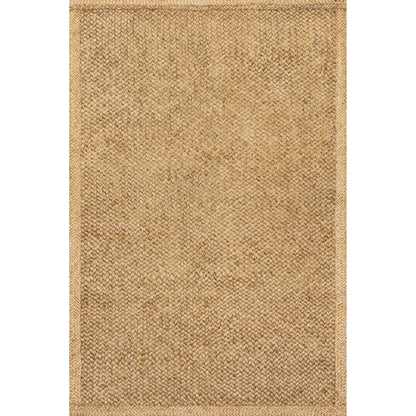 Rugs USA Willow Bordered Jute Area Rug, 8'6" x 11'6", Natural