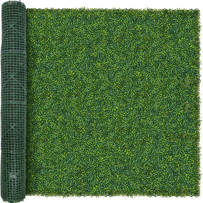 ODTORY Artificial Boxwood Roll Panels: 80 X 120 in(67 sqft) UV-Anti Fake Ivy Privacy Fence Wall Screen for Indoor Outdoor Green Grass Wall Decor & Hedge Fence Covering Privacy
