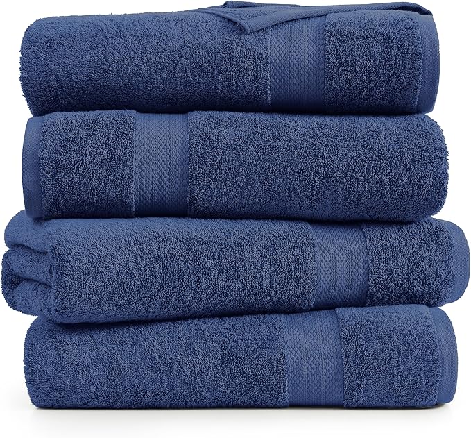 LANE LINEN Bath Towels 4 Pack