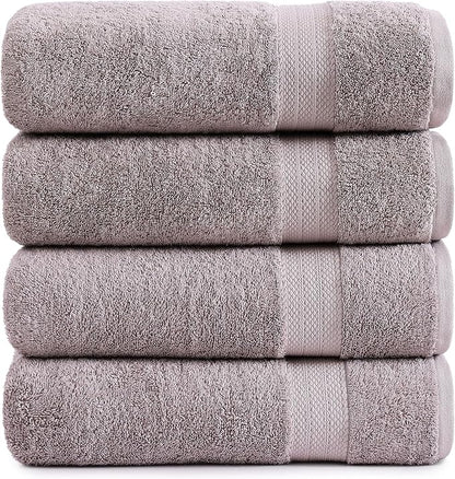 LANE LINEN Bath Towel Set of 4 PC