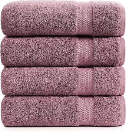 LANE LINEN Premium Bath Towels Set of 4
