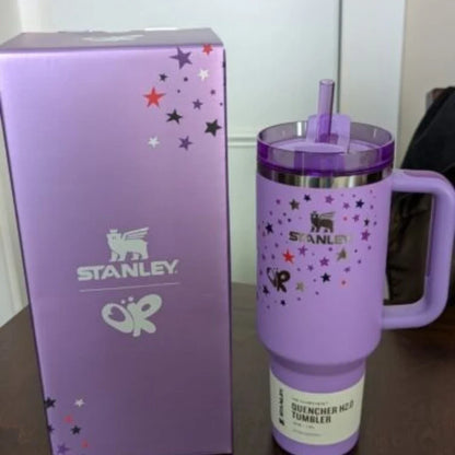 Pink Stanley Quencher H2.0 Tumbler – 40 oz Travel Cup