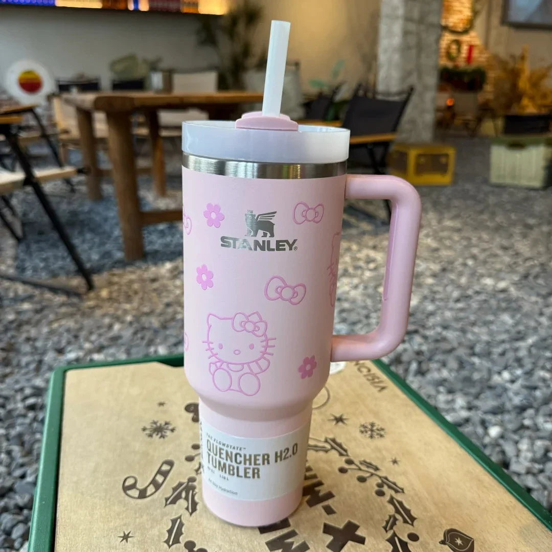 Valentine Day Stanley Quencher H2.0 Tumbler – 40 oz Travel Cup
